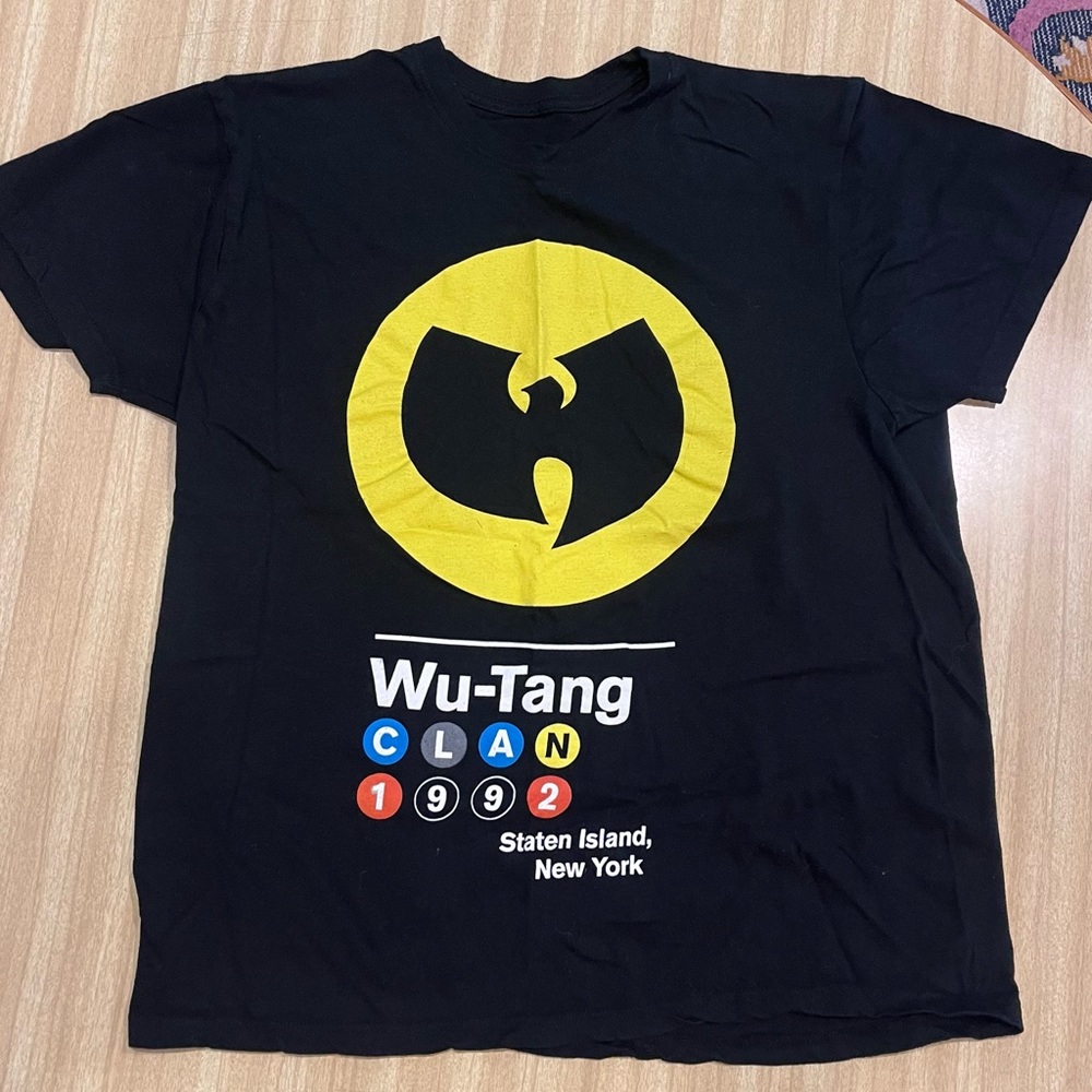 WU-TANG CLAN 1992 STATEN ISLAND T-SHIRT - SIZE LARGE